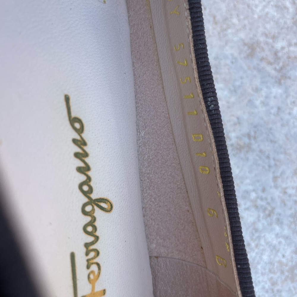 Salvatore Ferragamo Black Patent Leather Ballet Flats - Picture 6 of 14